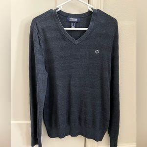 Chase Bank Lands End Navy pullover